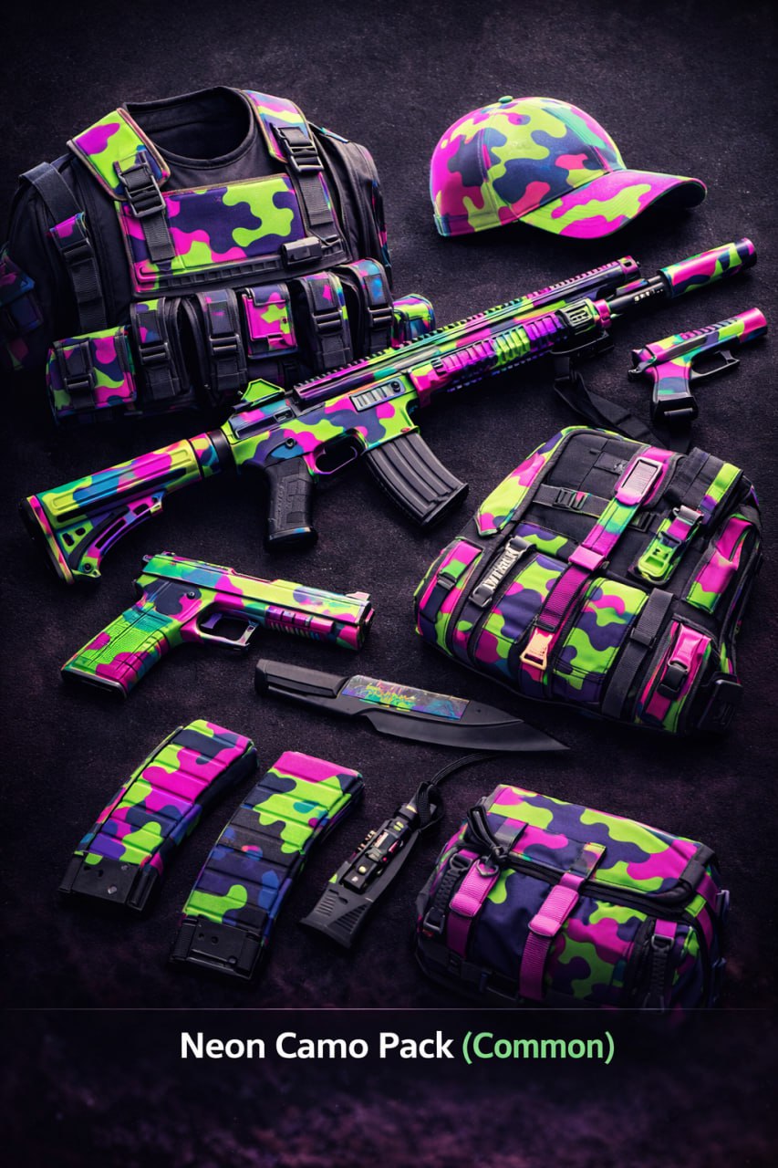 Neon Camo Pack
